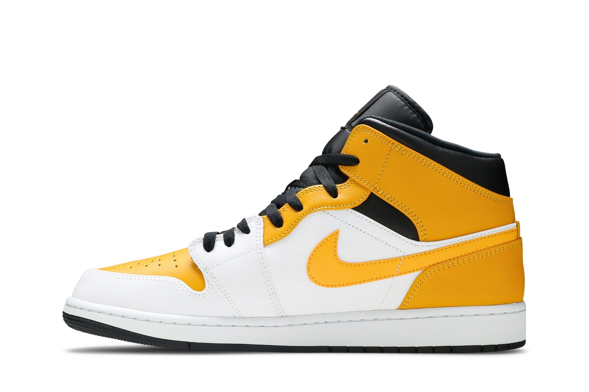 Air Jordan 1 Mid University Gold Sneakers – 554724-170 - Image 3