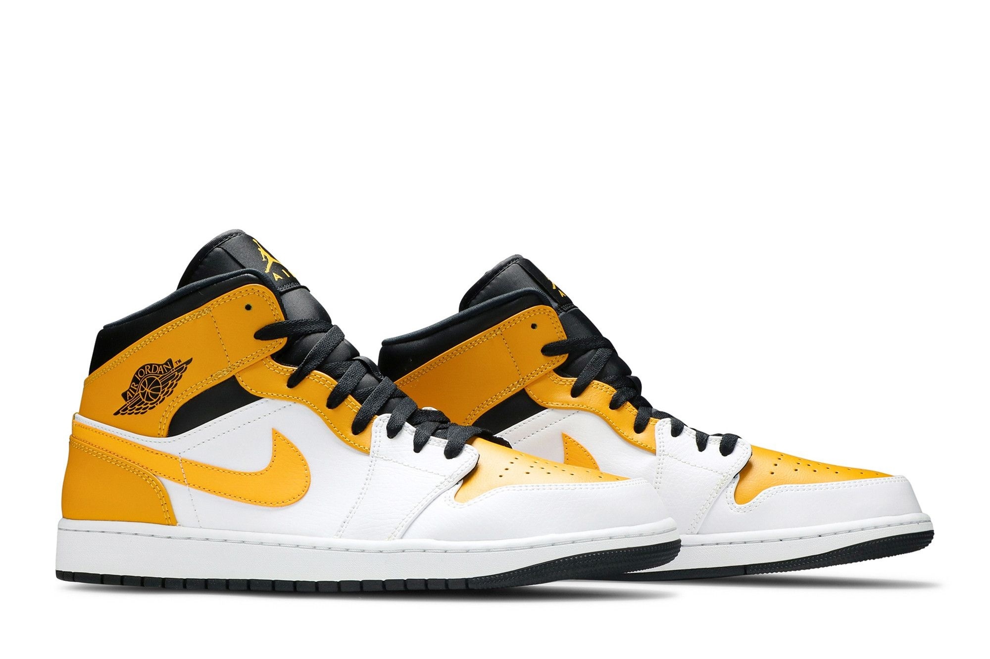 Air Jordan 1 Mid University Gold Sneakers – 554724-170 - Image 8