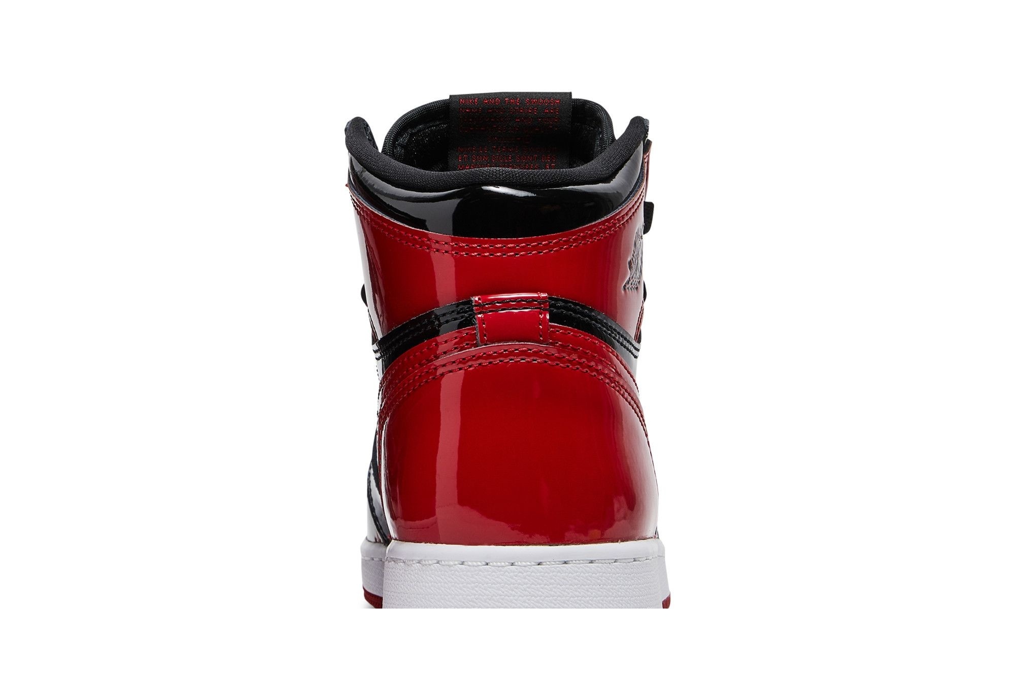 Air Jordan 1 Retro High OG Patent Bred (GS) Sneakers – 575441-063 - Image 7