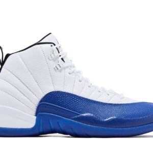 Air Jordan 12 Retro Blueberry Sneakers – CT8013-140 – White/Black-Game Royal