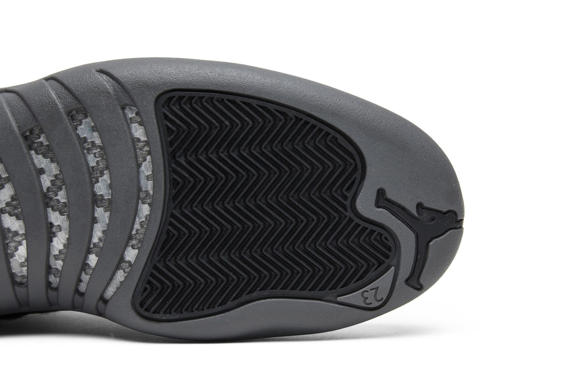 Air Jordan 12 Retro Wool Sneakers – Men’s – 852627-003 – Dark Grey/Metallic Silver-Black - Image 5