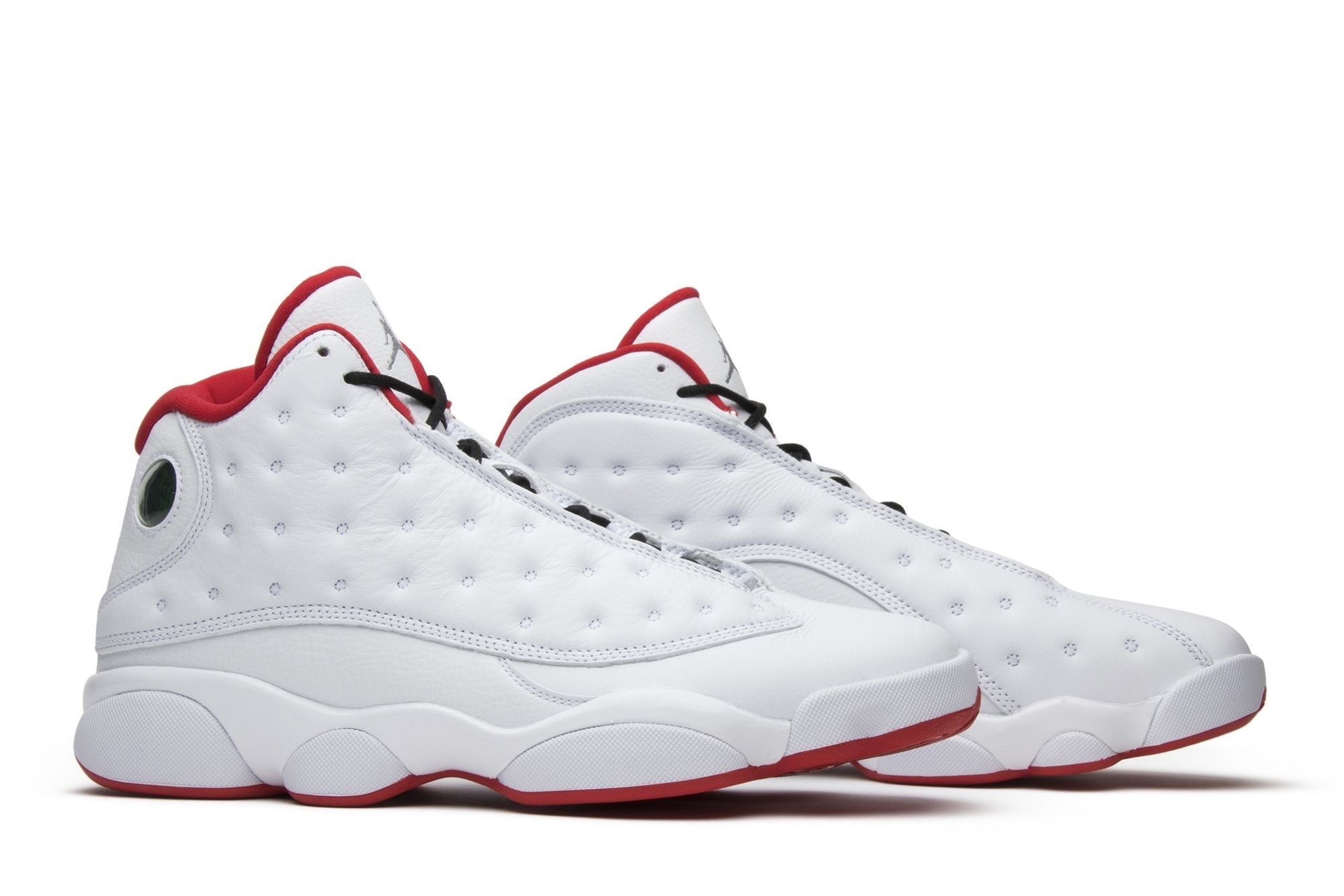 Air Jordan 13 Retro Alternate History of Flight Sneakers – White/Metallic Silver/University Red – 414571-103 - Image 8