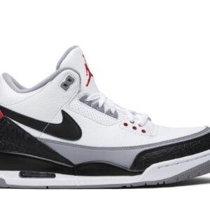 Air Jordan 3 Retro Tinker Hatfield Sneakers – AQ3835-160 – White/Black/Fire Red/Cement Grey