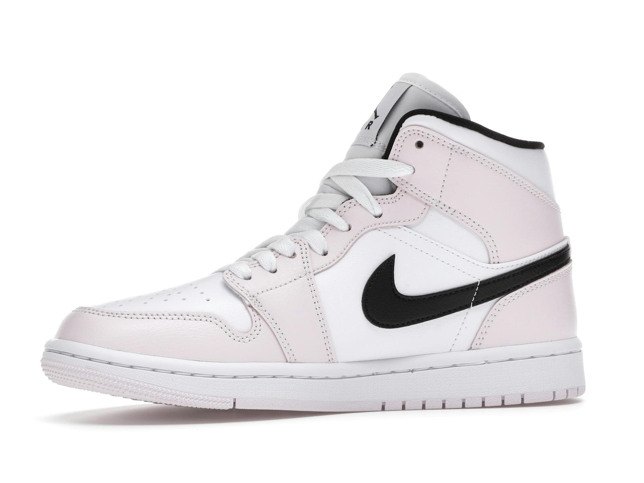 Jordan 1 Mid Barely Rose Women’s BQ6472-500 Sneakers - Image 5