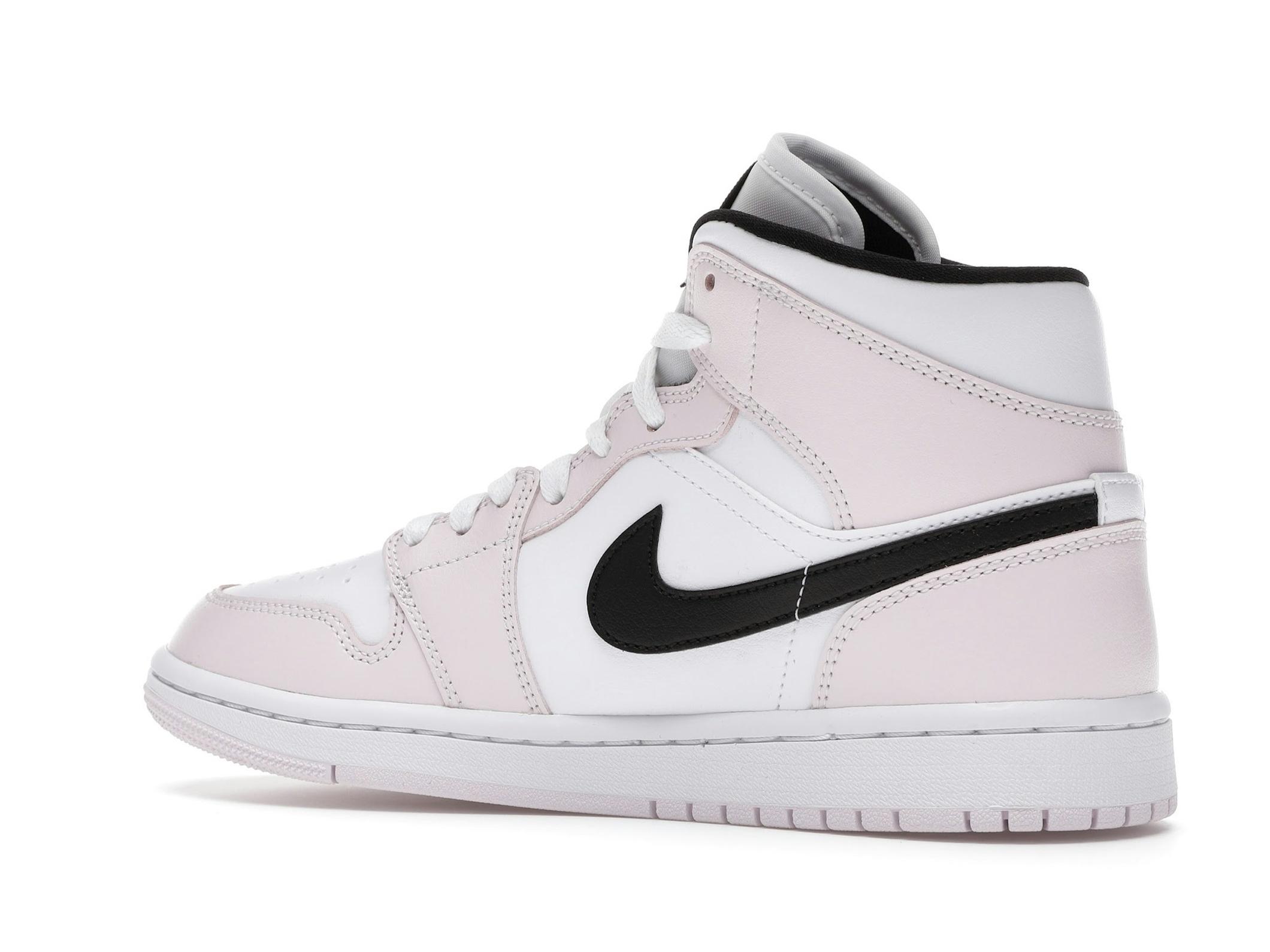 Jordan 1 Mid Barely Rose Women’s BQ6472-500 Sneakers - Image 6