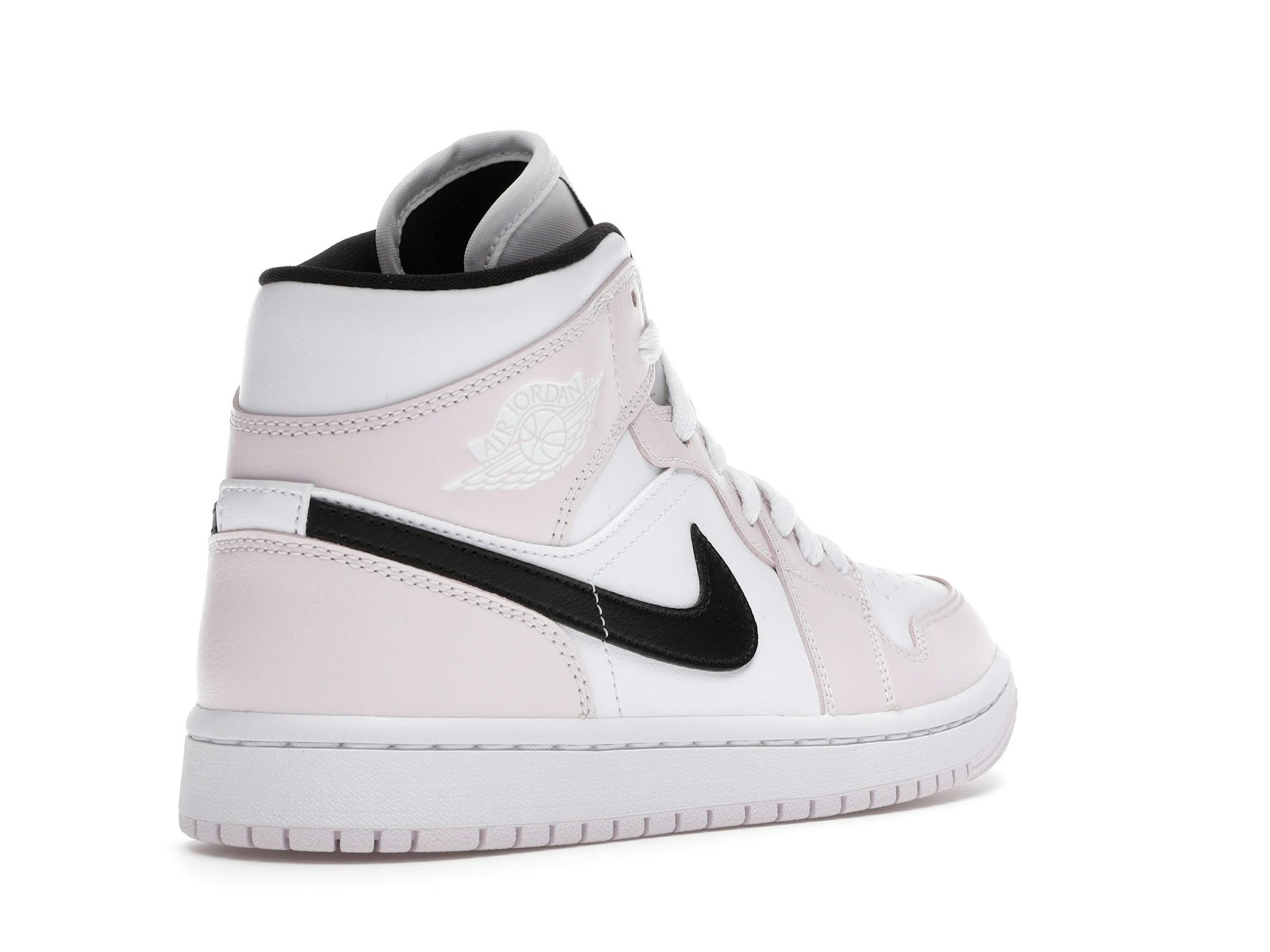 Jordan 1 Mid Barely Rose Women’s BQ6472-500 Sneakers - Image 8