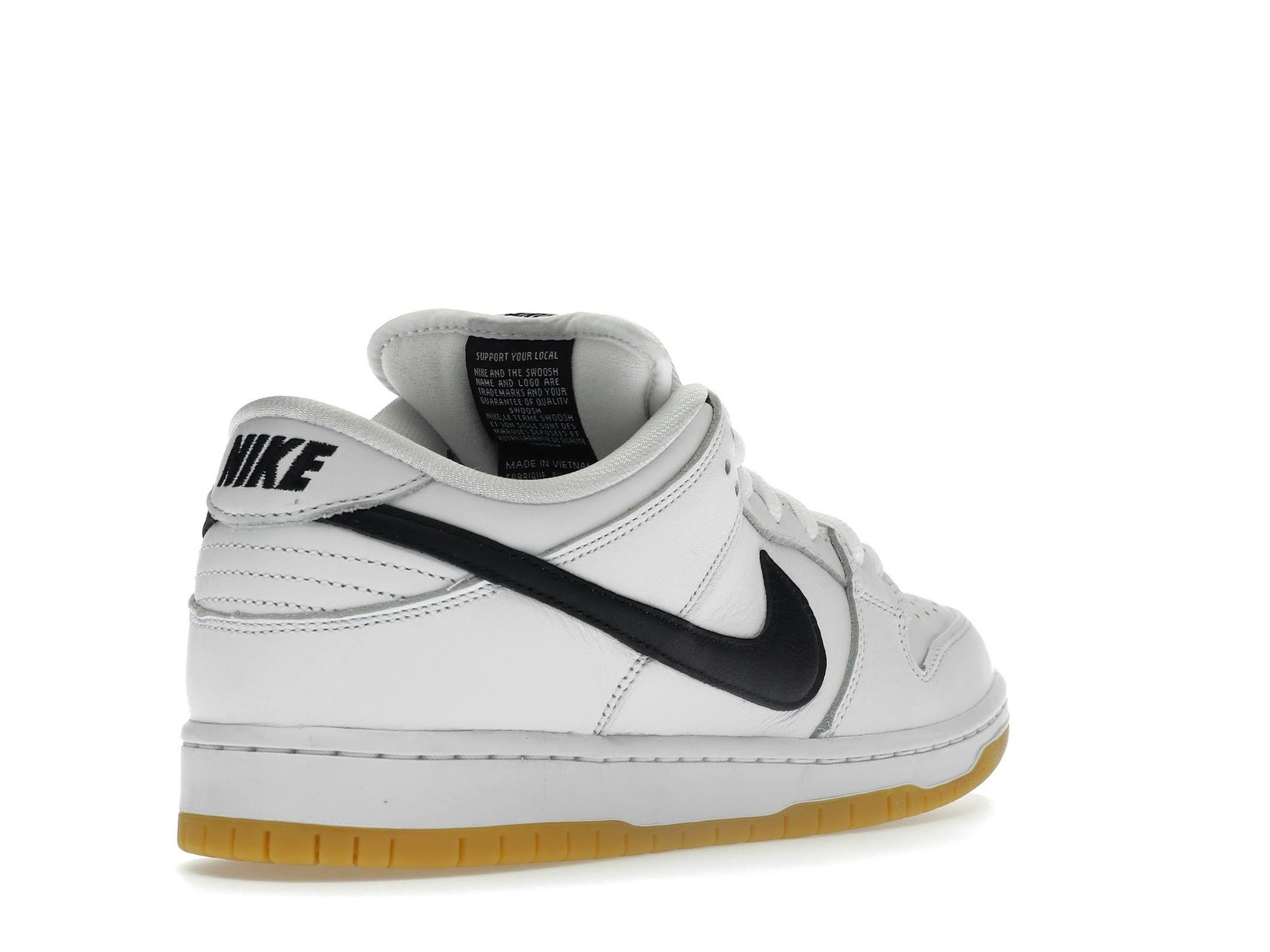 SB Dunk Low Pro White Gum CD2563-101 Sneakers - Image 8