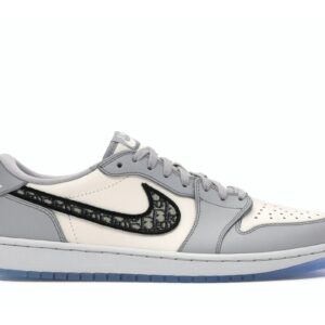 Jordan 1 Retro Low Dior CN8608-002 Grey Black Sail