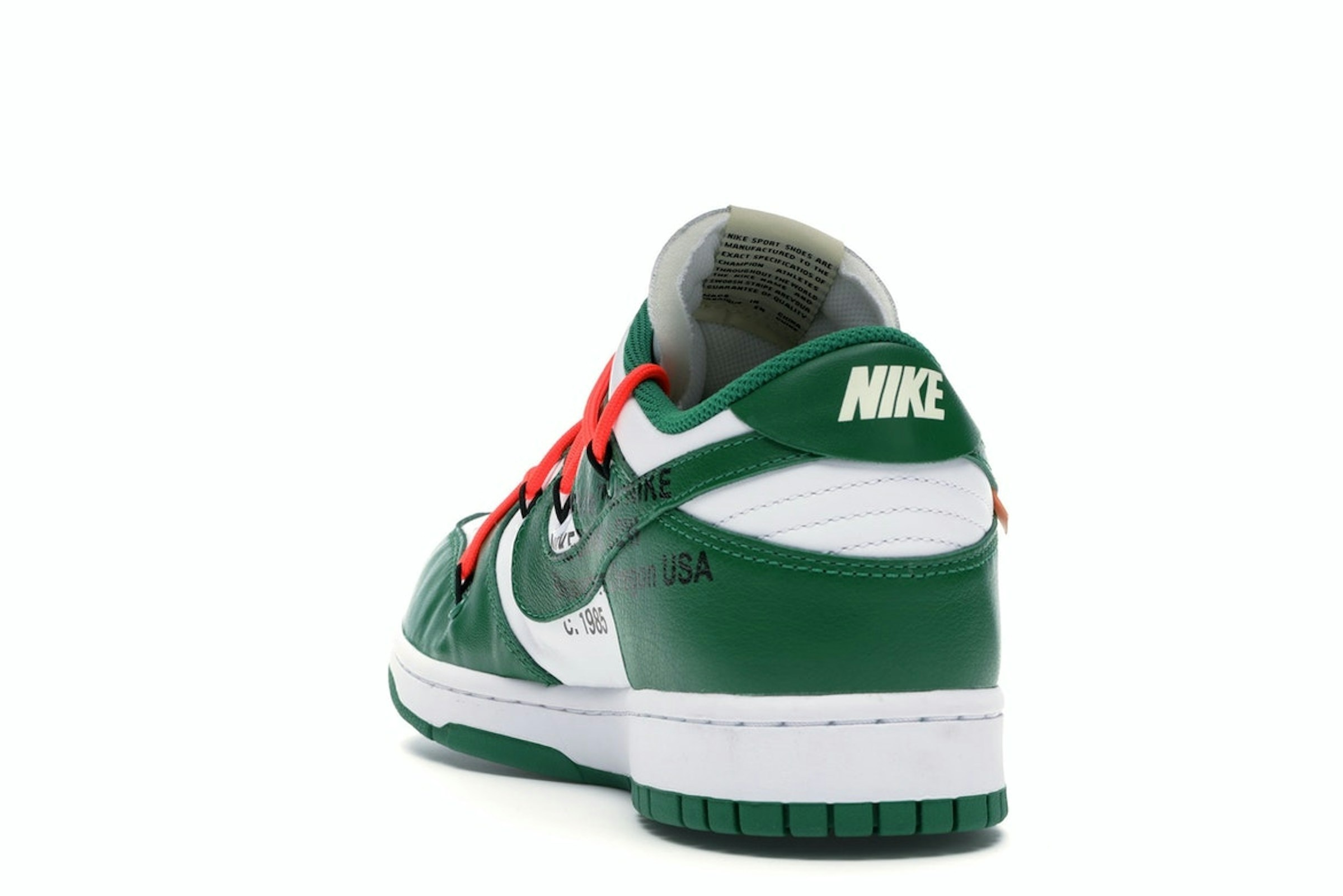 Dunk Low Off-White Pine Green CT0856-100 Sneakers - Image 5