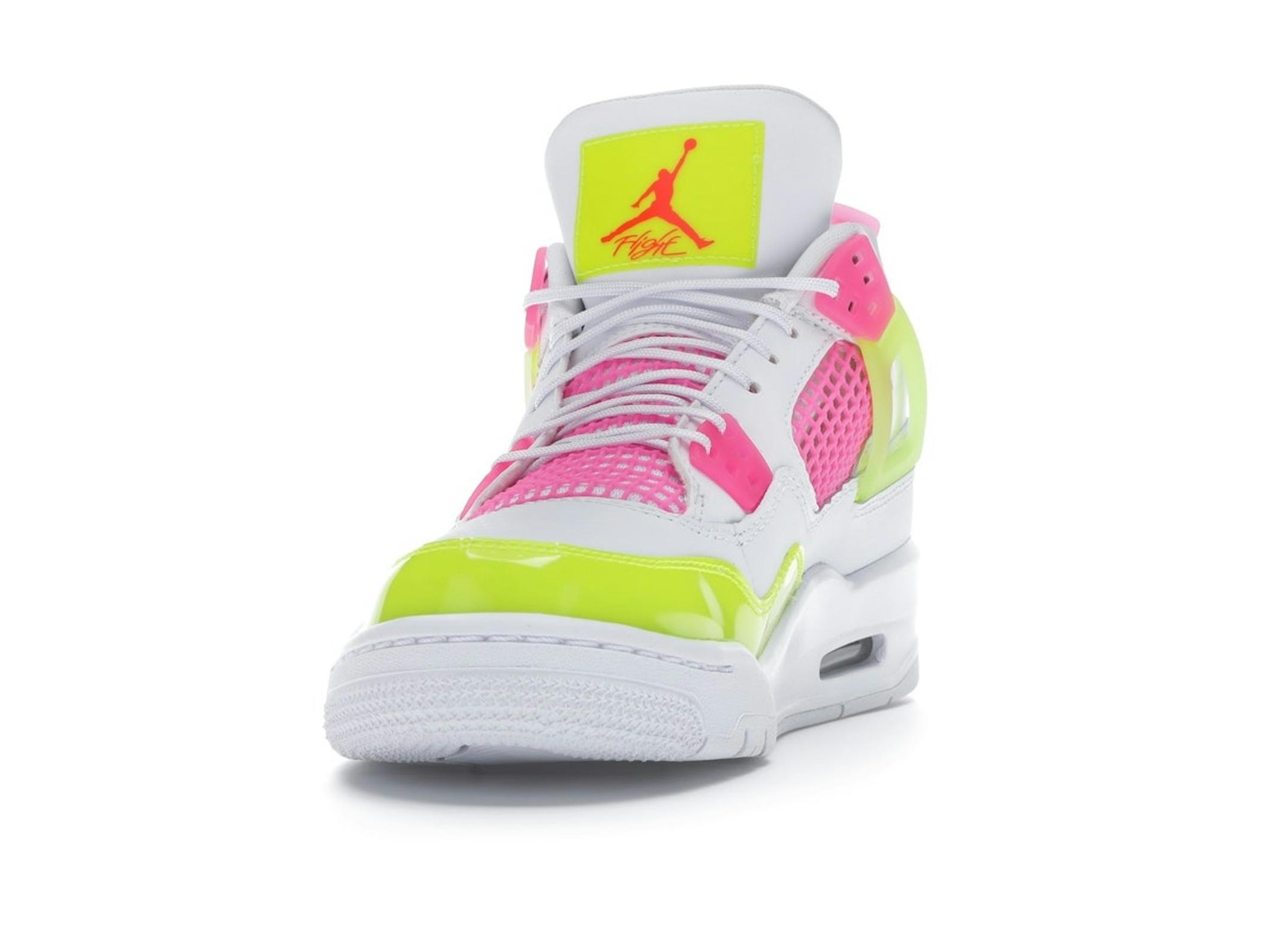 Jordan 4 Retro White Lemon Pink (GS) CV7808-100 - Image 4