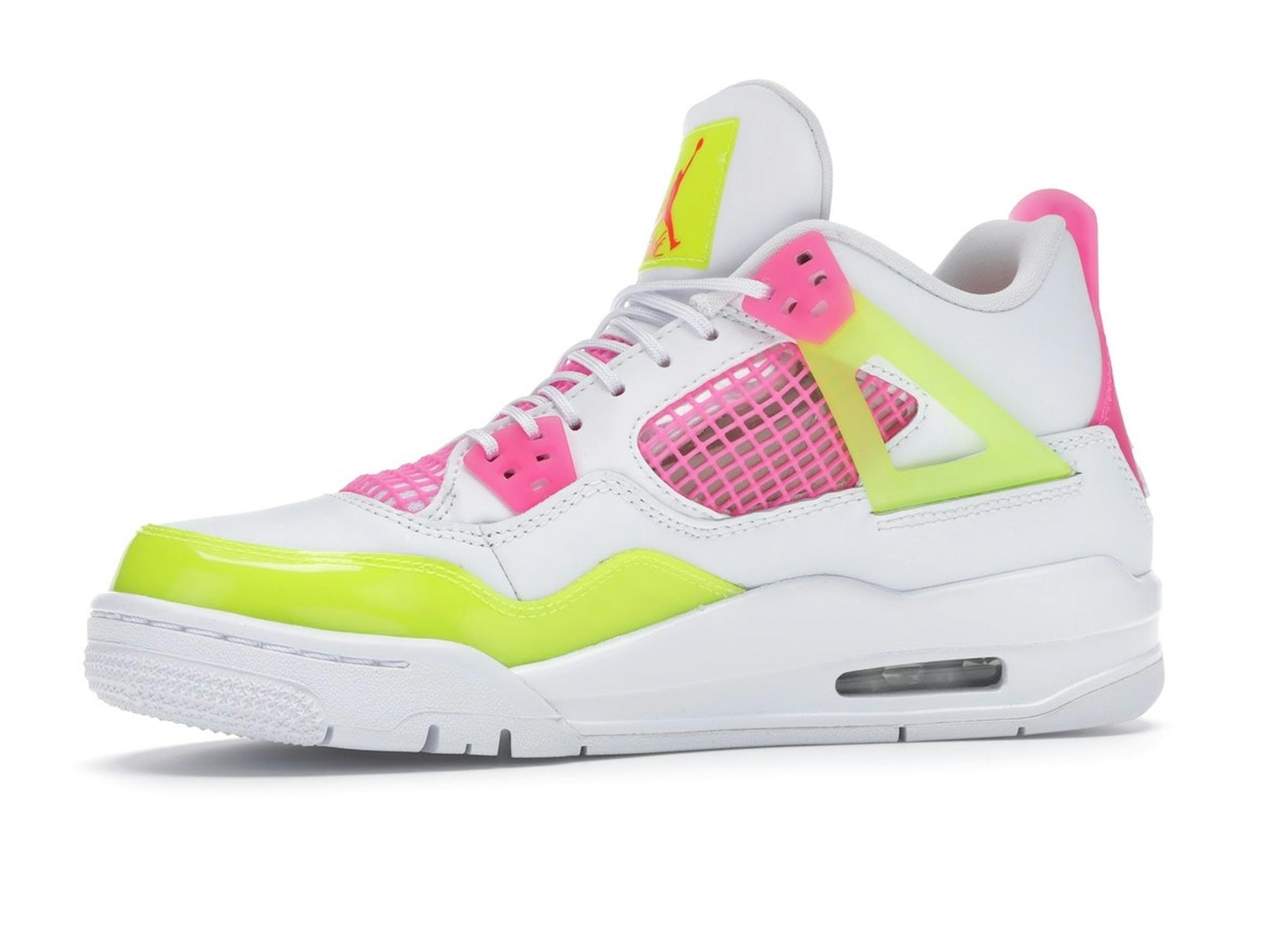 Jordan 4 Retro White Lemon Pink (GS) CV7808-100 - Image 5