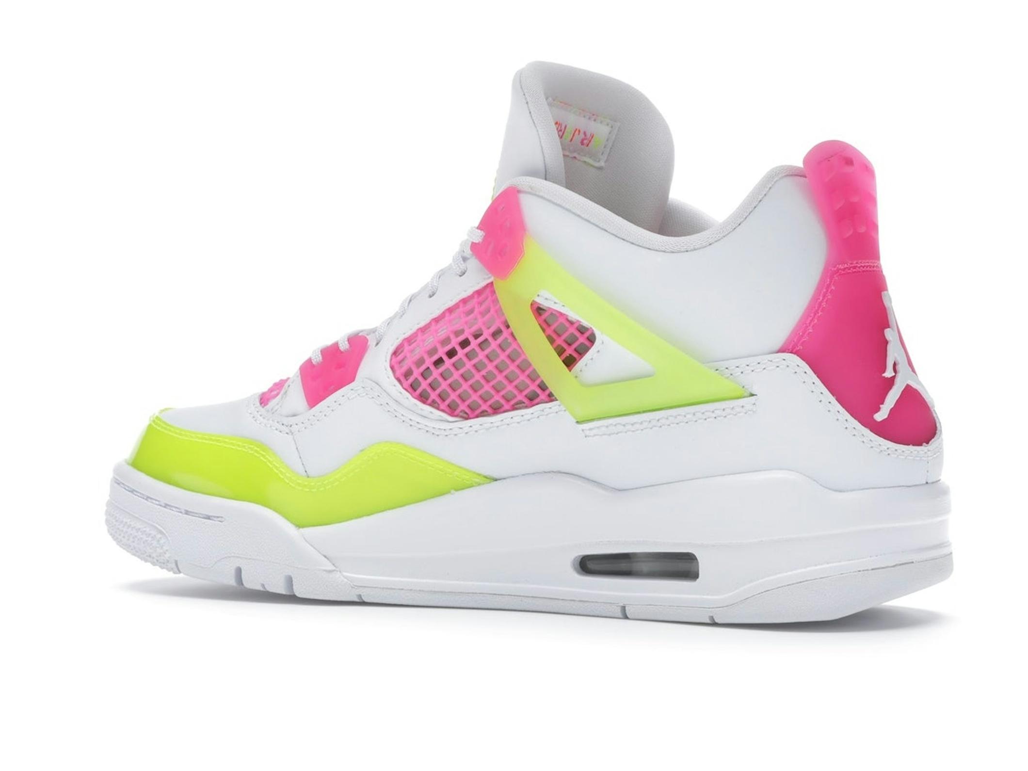 Jordan 4 Retro White Lemon Pink (GS) CV7808-100 - Image 6