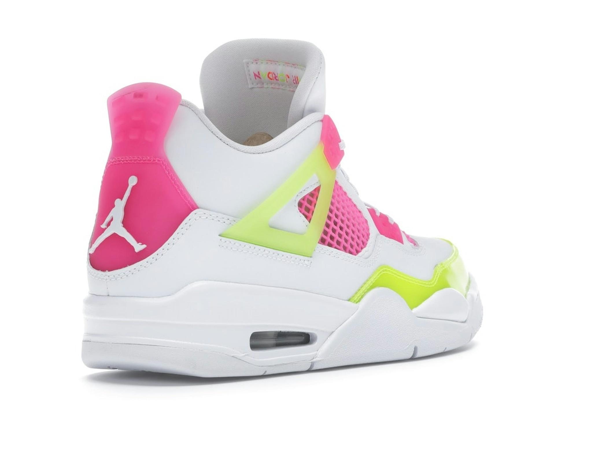 Jordan 4 Retro White Lemon Pink (GS) CV7808-100 - Image 8