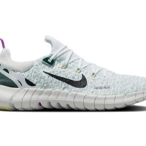 Free Run 5 White Light Silver Running Shoes CZ1884-102