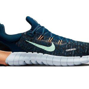 Free RN 5 Next Nature Women’s Running Shoes Blue Orange