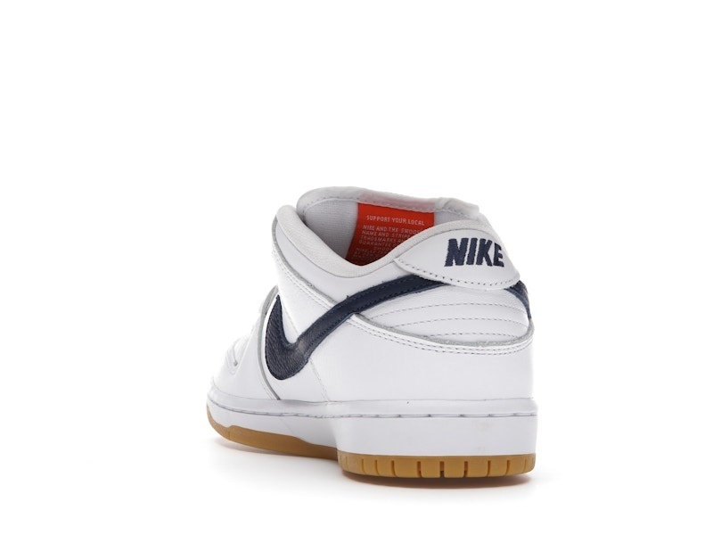 SB Dunk Low Orange Label White Navy Sneakers – CZ2249-100 - Image 5