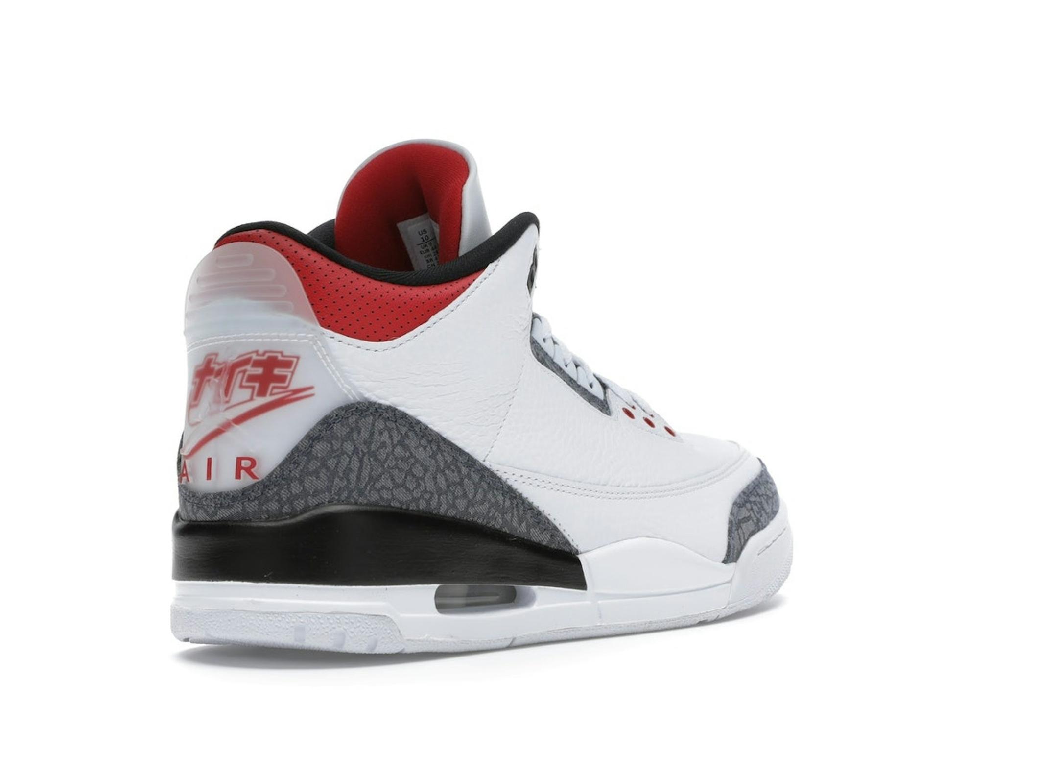 Jordan 3 Retro SE-T CO.JP Fire Red Denim CZ6433-100 - Image 8