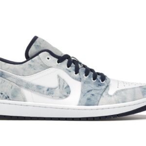 Jordan 1 Low Washed Denim White Midnight Navy CZ8455-100