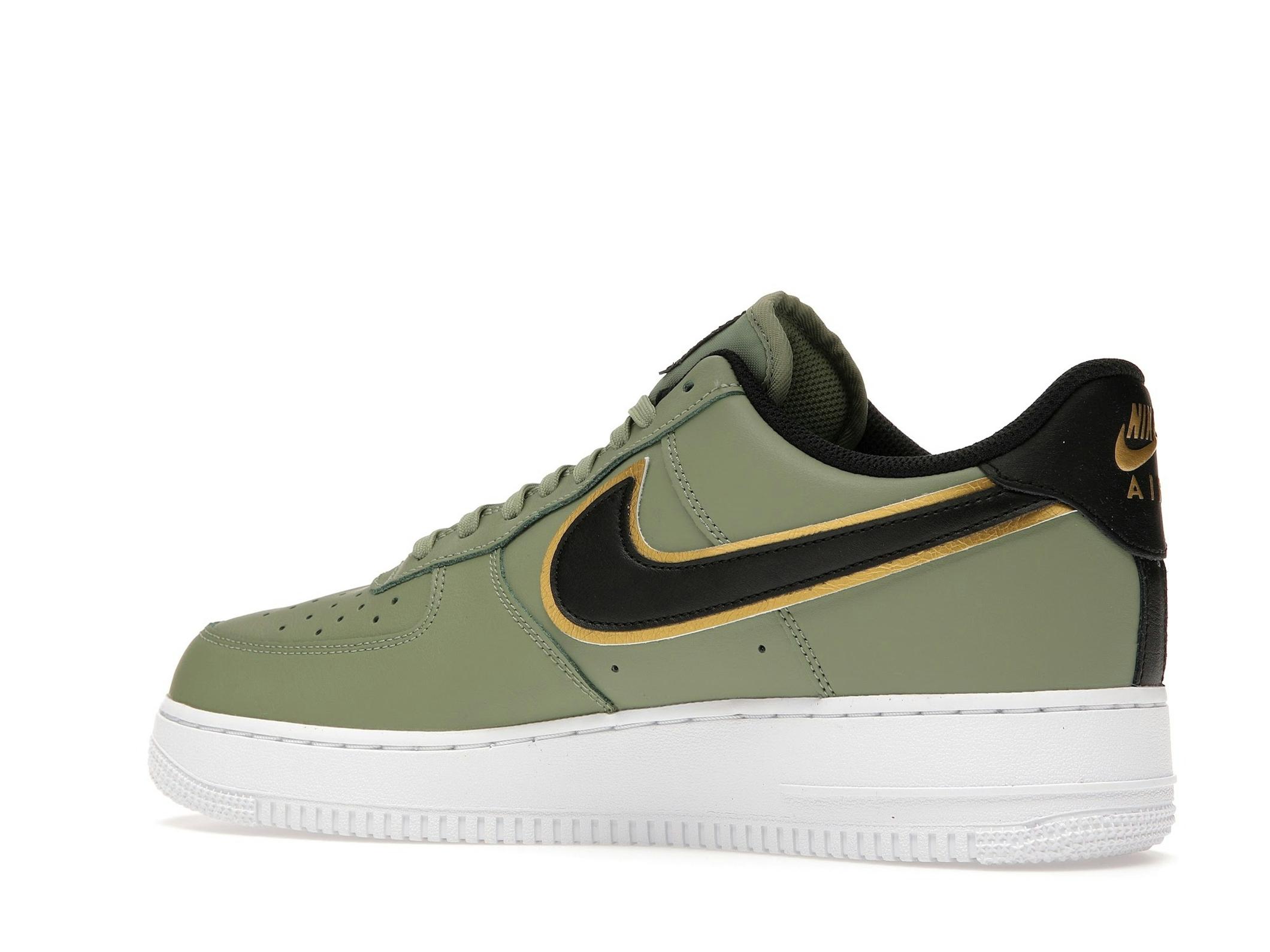 Air Force 1 Low ’07 LV8 Double Swoosh Olive Gold Black DA8481-300 - Image 6