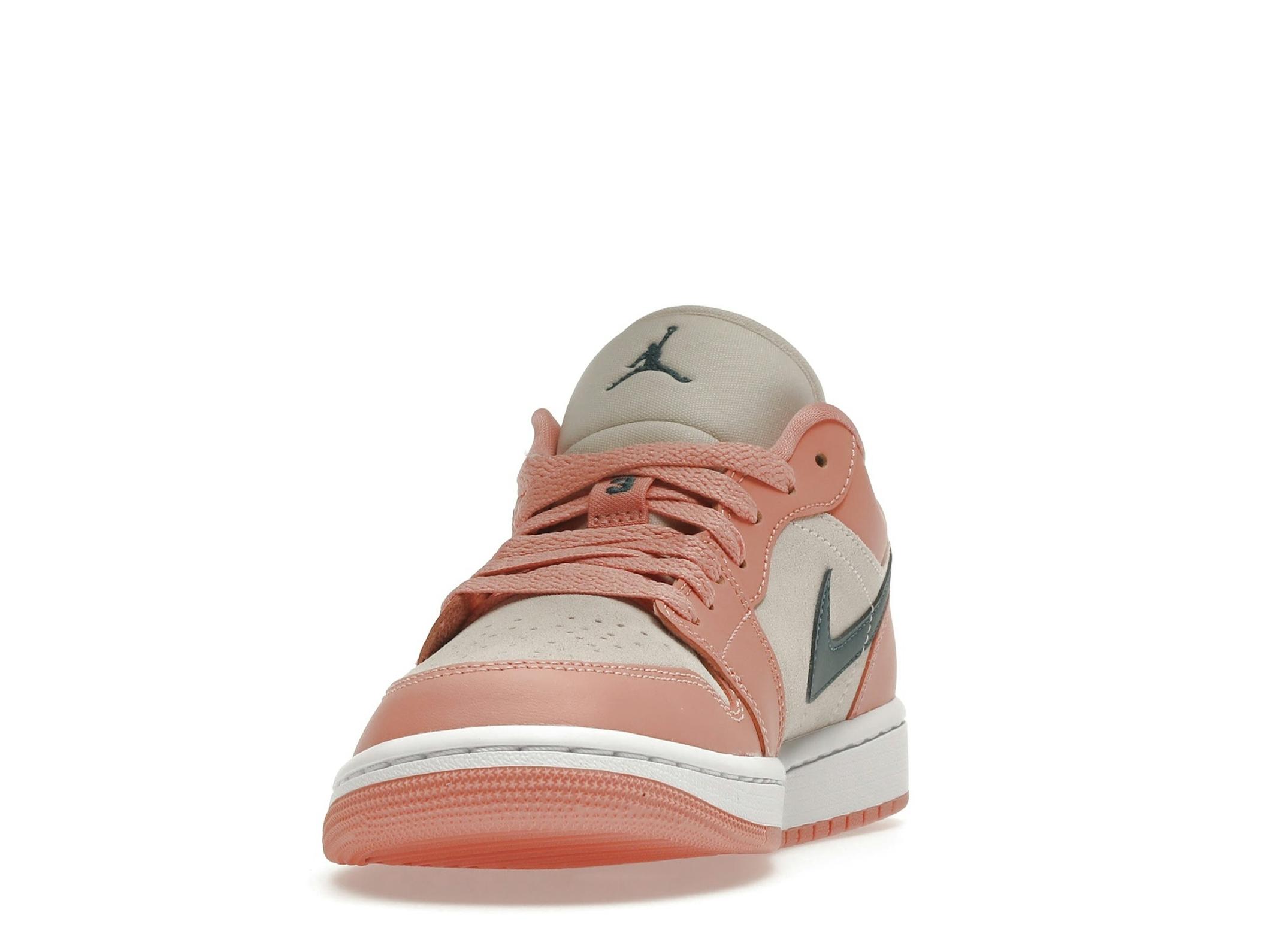 Jordan 1 Low Light Madder Root Women’s DC0774-800 Sneakers - Image 4