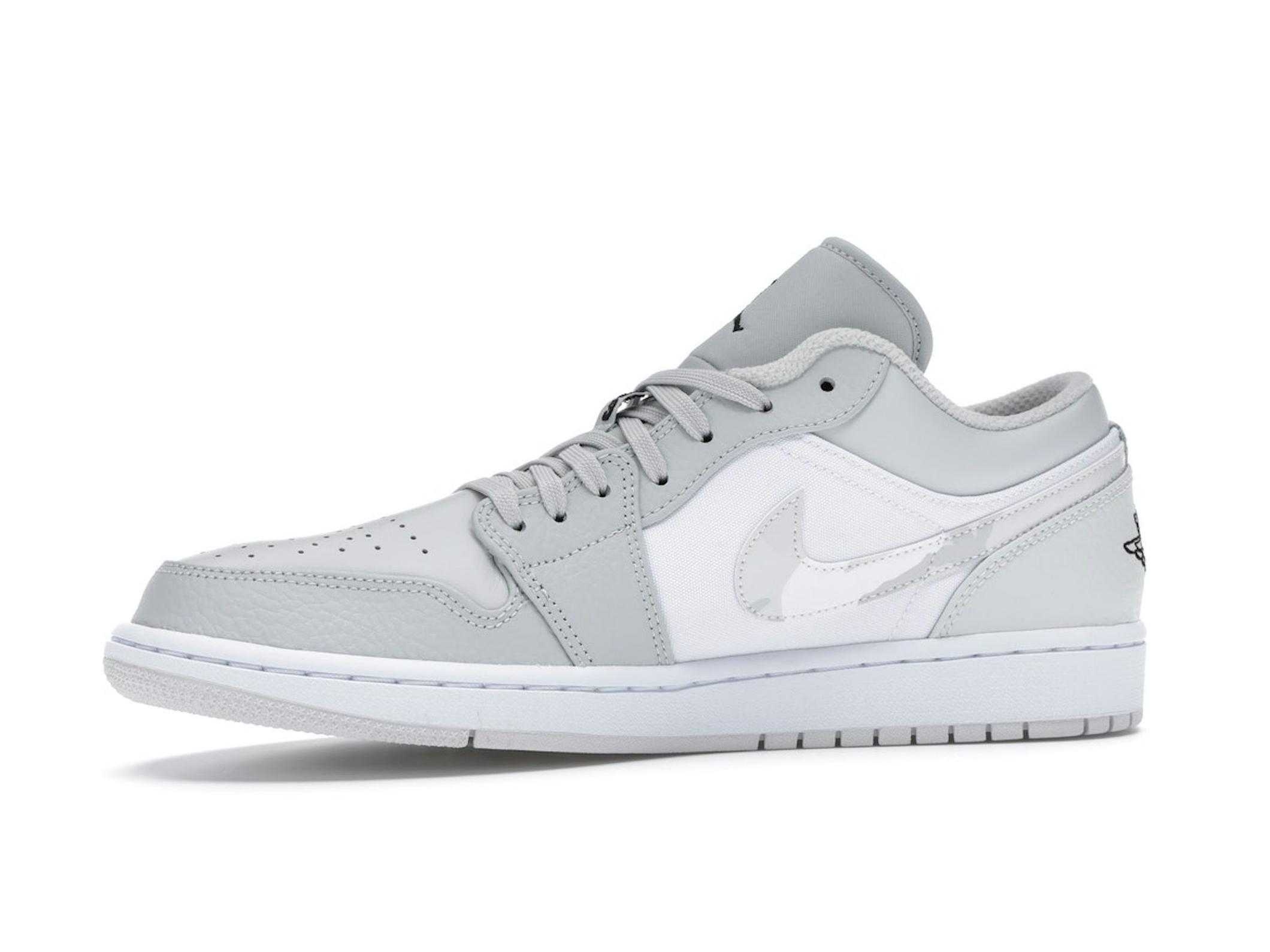Jordan 1 Low White Camo DC9036-100 Sneakers - Image 5
