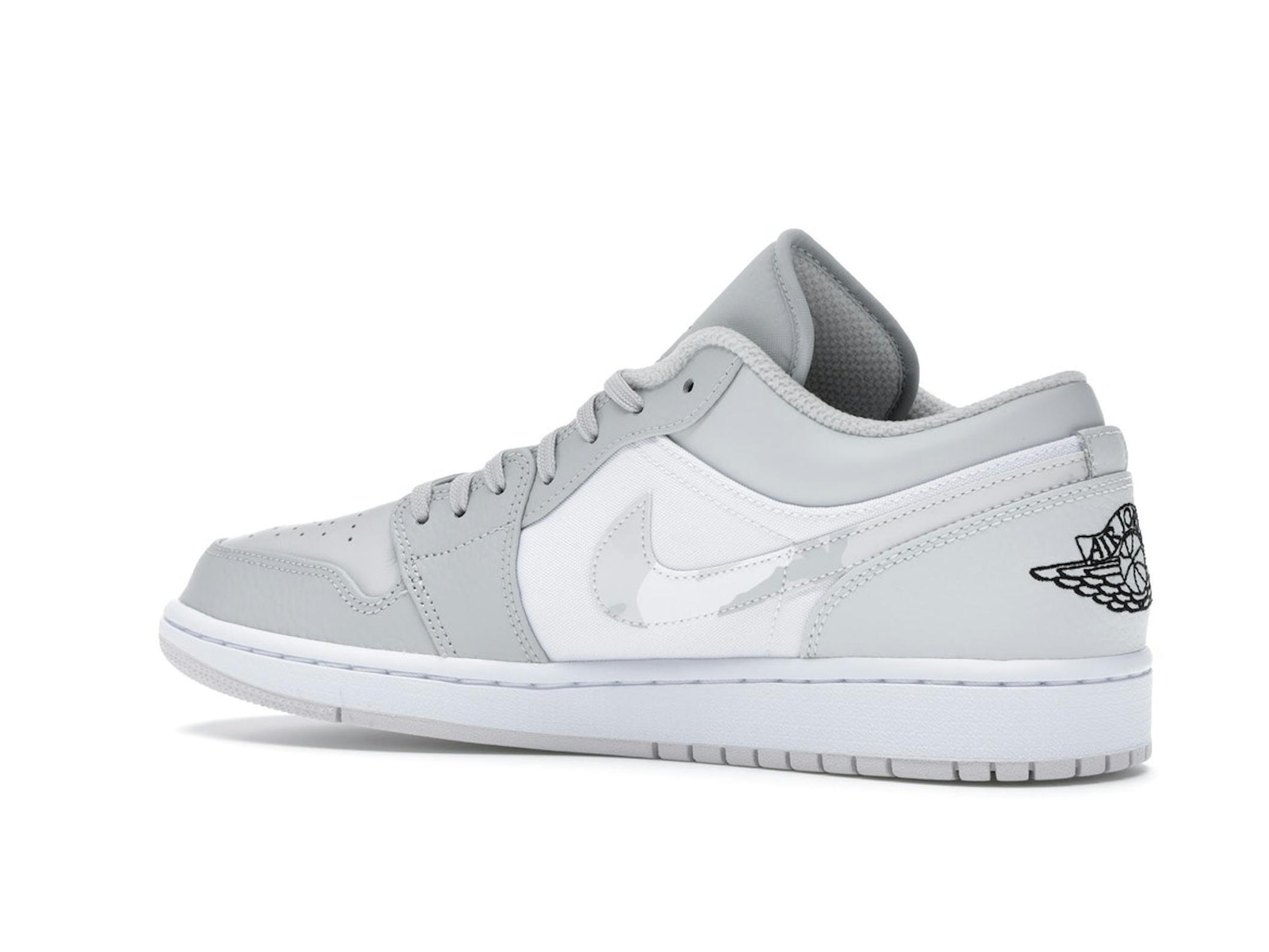 Jordan 1 Low White Camo DC9036-100 Sneakers - Image 6