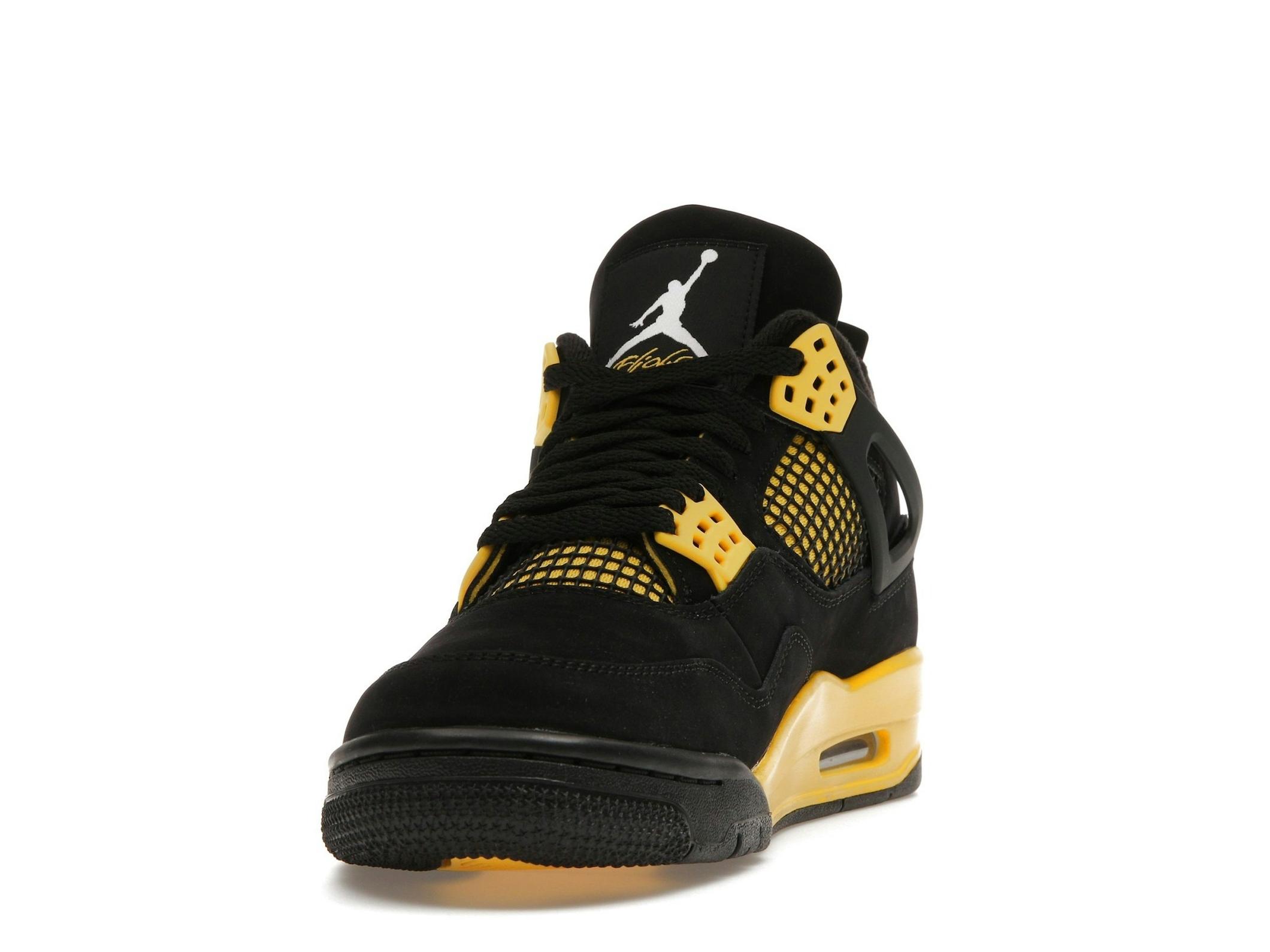 Jordan 4 Retro Thunder (2023) Black Tour Yellow DH6927-017 - Image 4