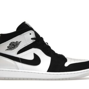 Jordan 1 Mid Diamond Shorts White Black DH6933-100