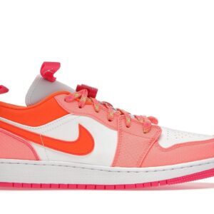Jordan 1 Low Utility GS White Orange Pink DJ0530-801 Sneakers