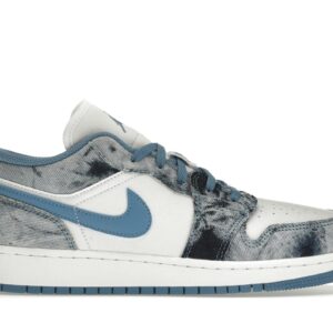 Jordan 1 Low Washed Denim GS Blue White DM8947-100