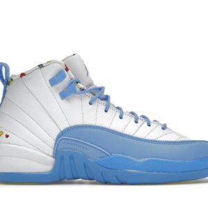 Jordan 12 Retro Emoji GS White Lemon Venom DQ4365-114