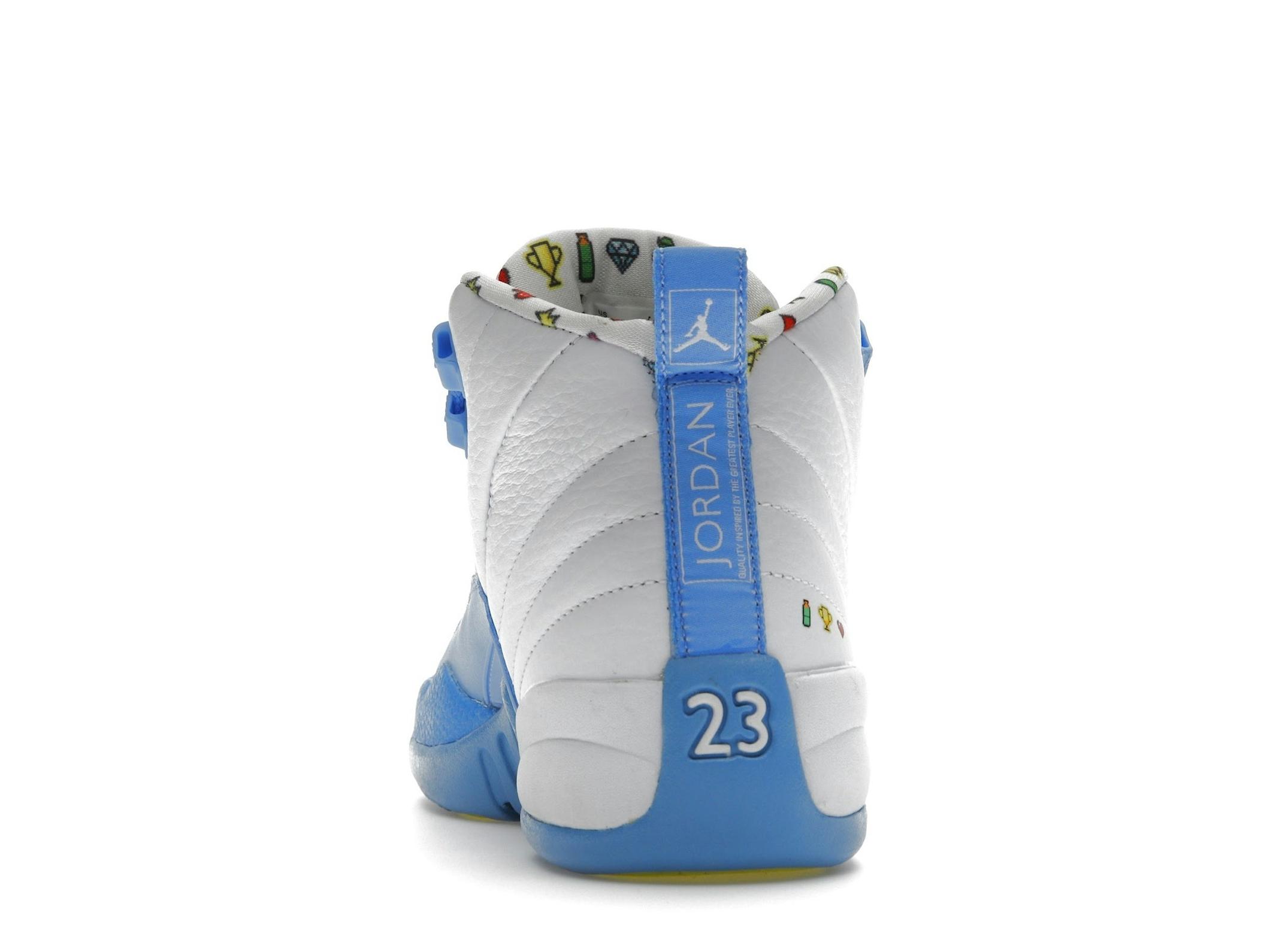 Jordan 12 Retro Emoji GS White Lemon Venom DQ4365-114 - Image 7