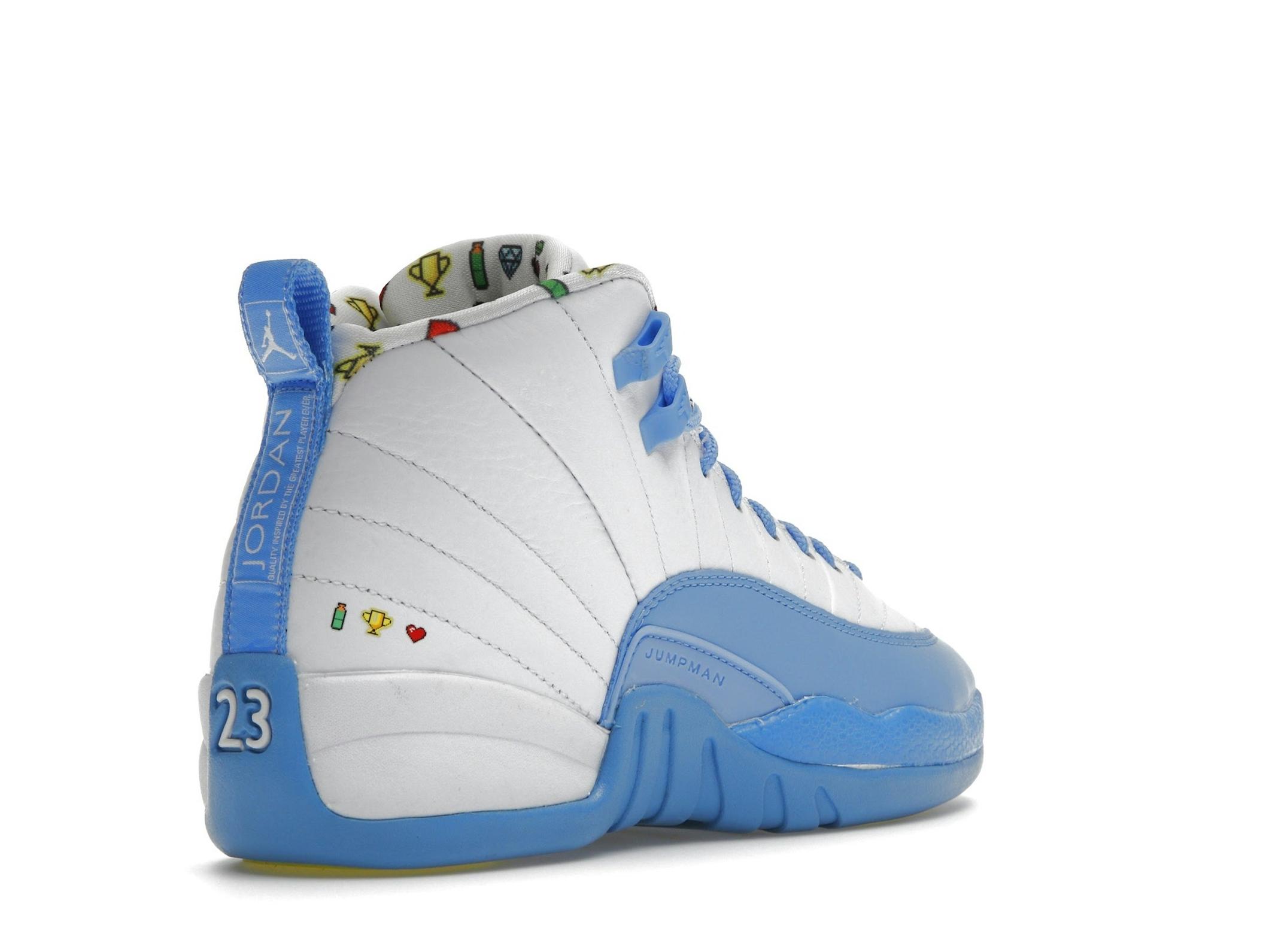 Jordan 12 Retro Emoji GS White Lemon Venom DQ4365-114 - Image 8