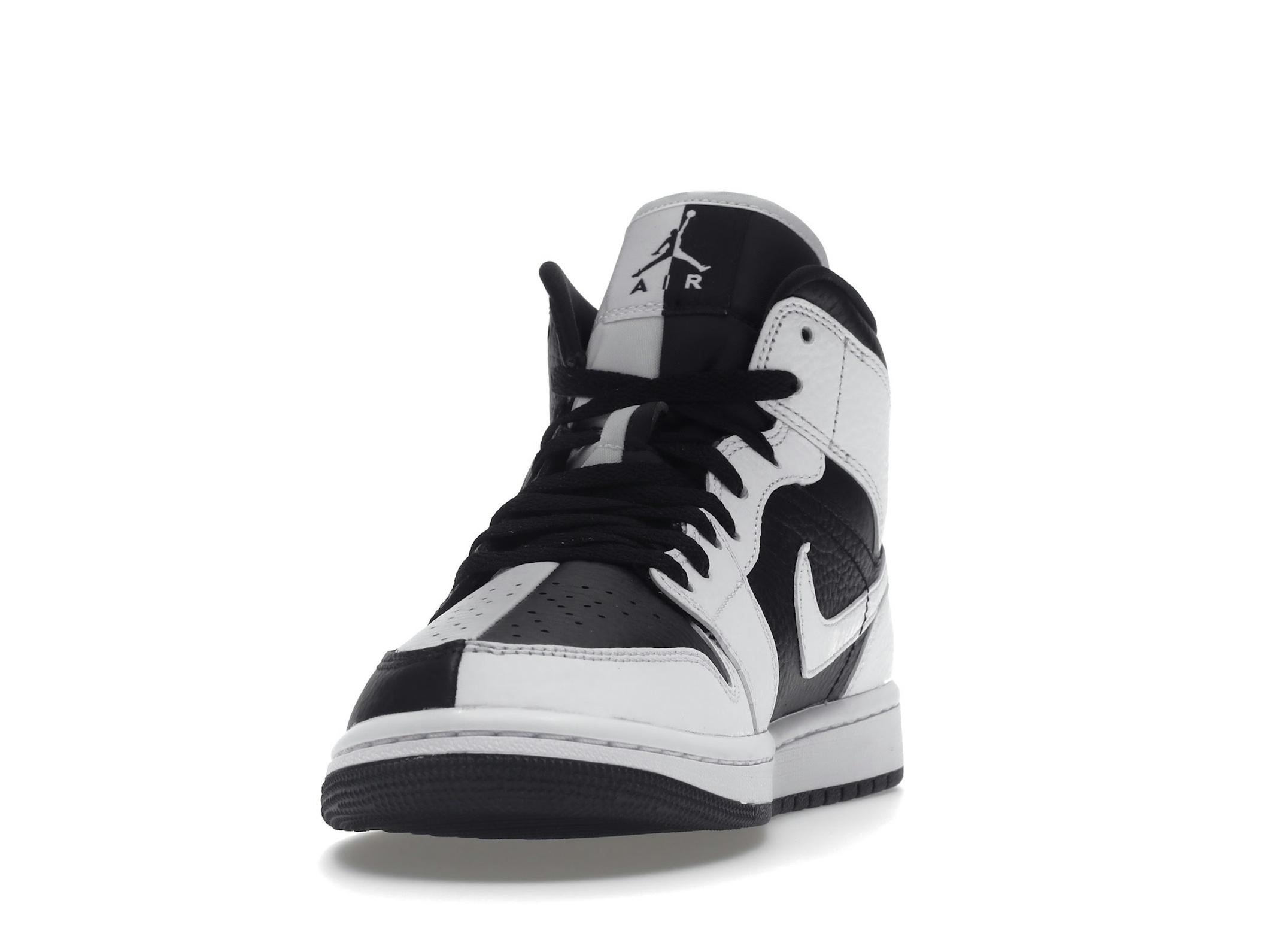 Jordan 1 Mid Split Black White Women’s DR0501-101 - Image 4