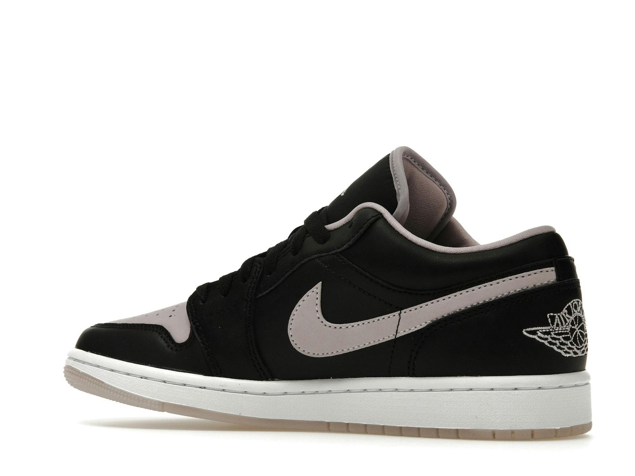Jordan 1 Low SE Black Iced Lilac DV1309-051 Sneakers - Image 6