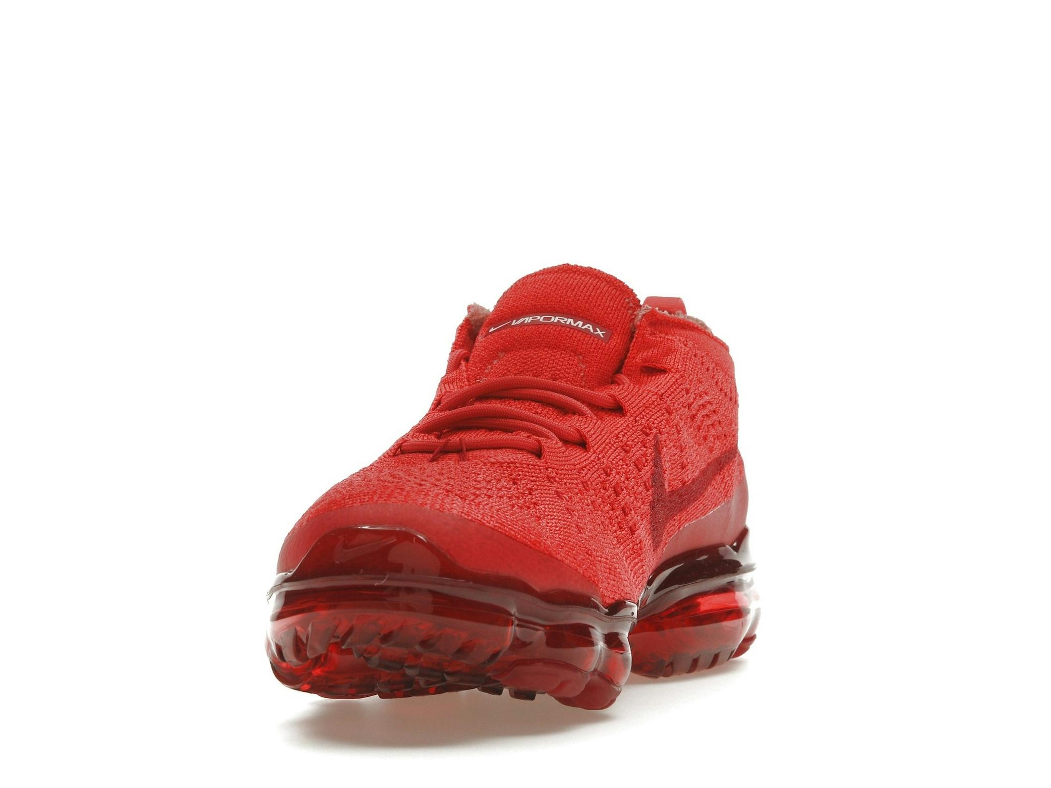 Air VaporMax 2023 Flyknit Triple Red Sneakers DV1678-600 - Image 4