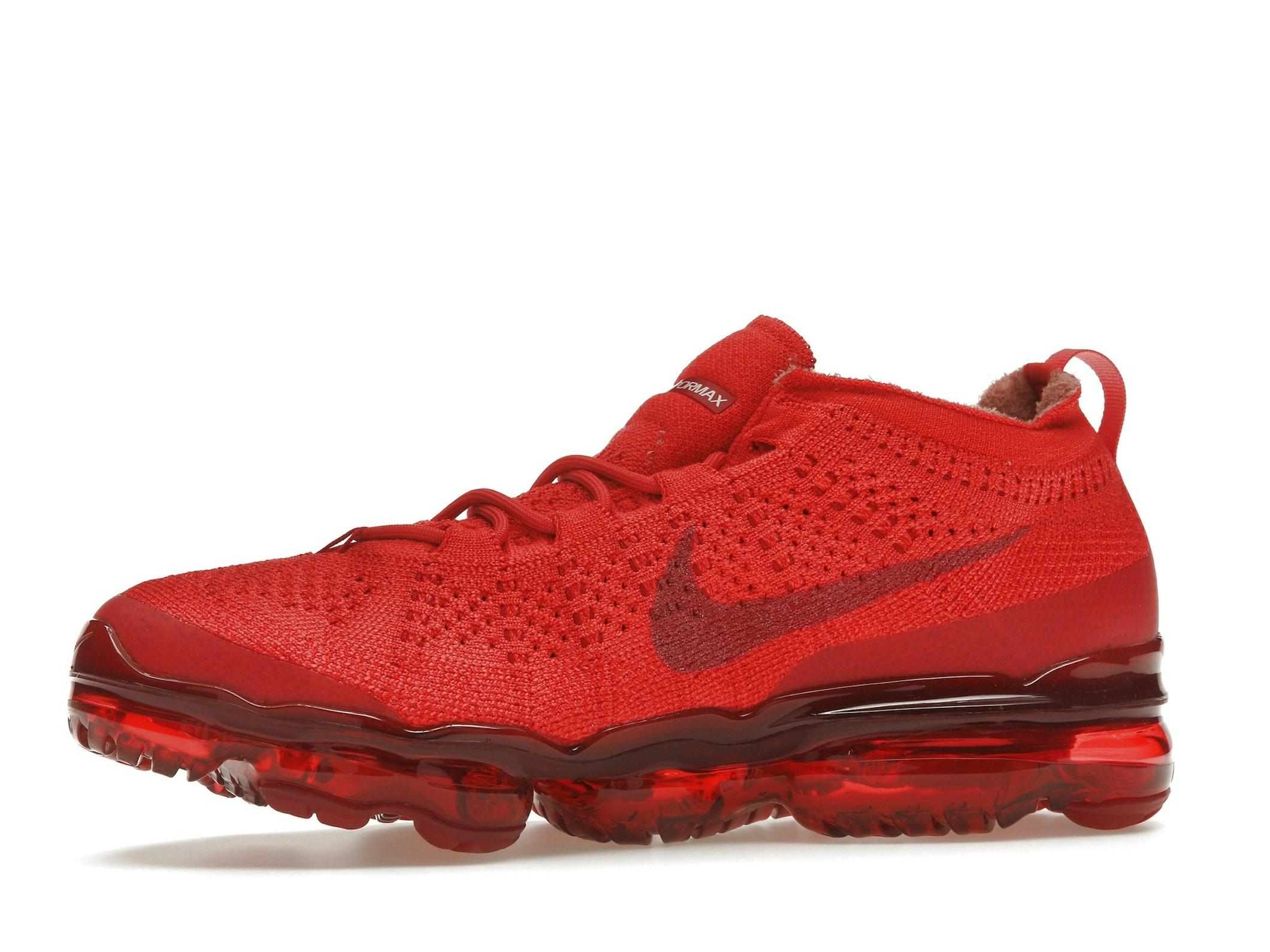 Air VaporMax 2023 Flyknit Triple Red Sneakers DV1678-600 - Image 5