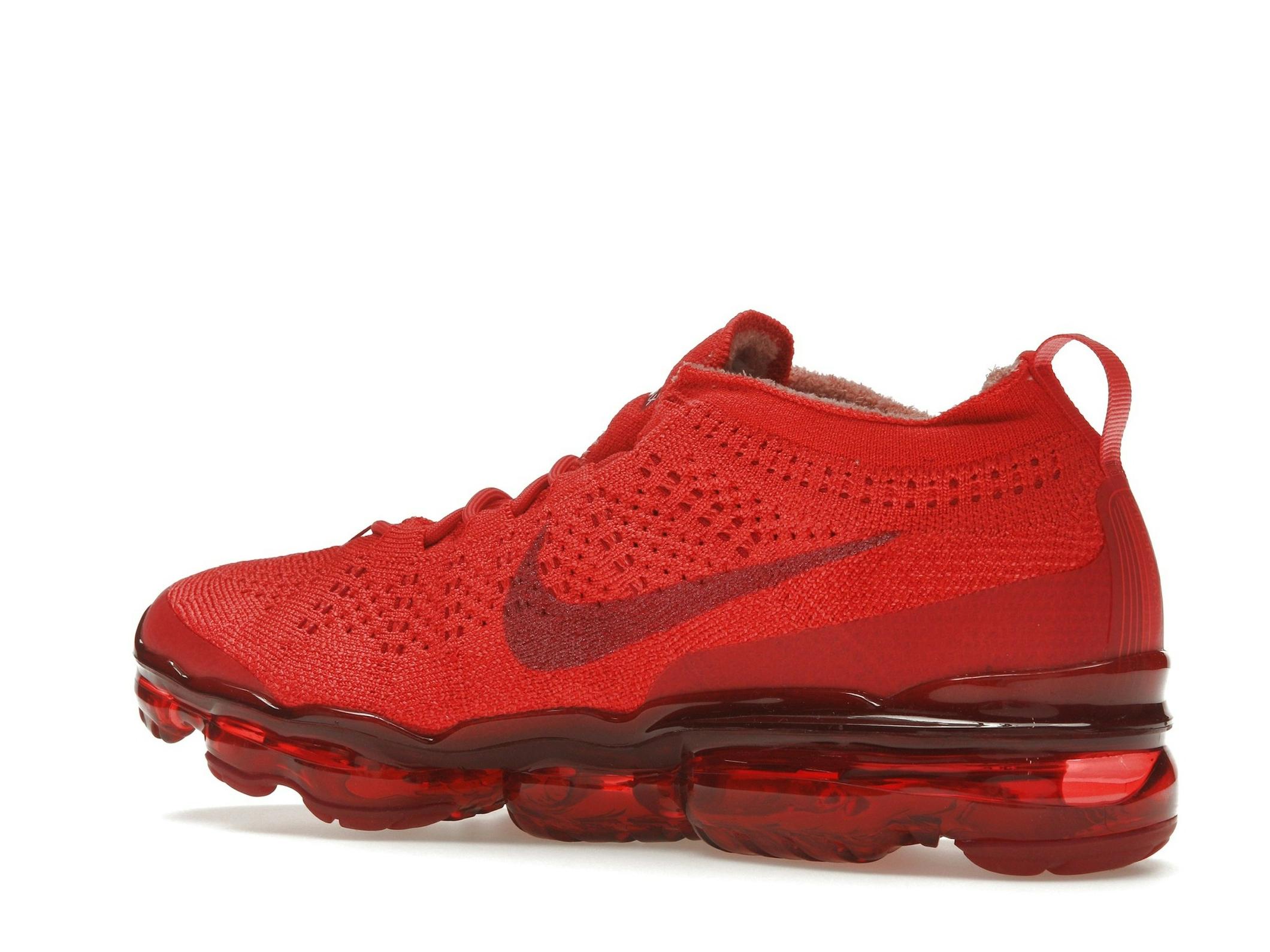 Air VaporMax 2023 Flyknit Triple Red Sneakers DV1678-600 - Image 6