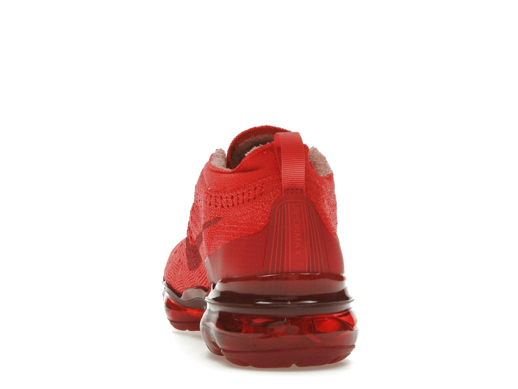 Air VaporMax 2023 Flyknit Triple Red Sneakers DV1678-600 - Image 7