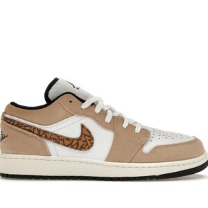 Jordan 1 Low SE Brown Elephant GS Kids Sneaker DZ5368-201