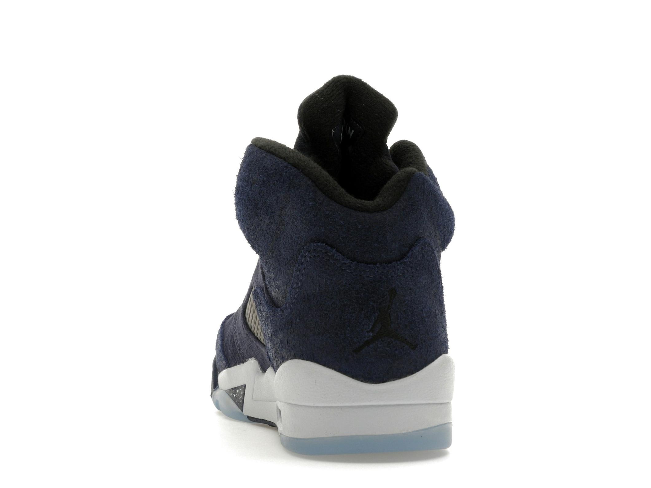 Jordan 5 Retro Georgetown GS Midnight Navy FN5452-400 - Image 7