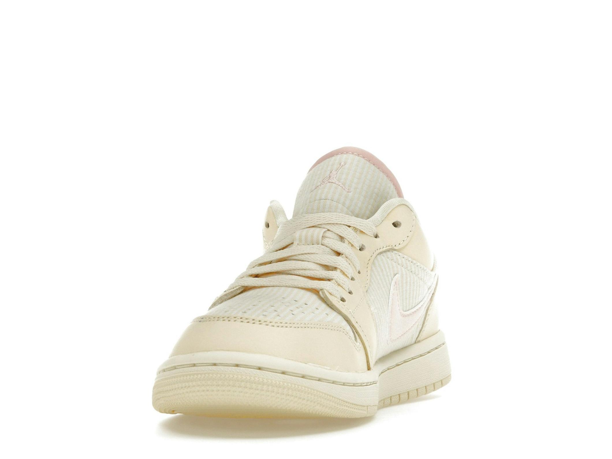 Jordan 1 Low SE Seersucker Women’s FQ1925-100 Sneakers - Image 4