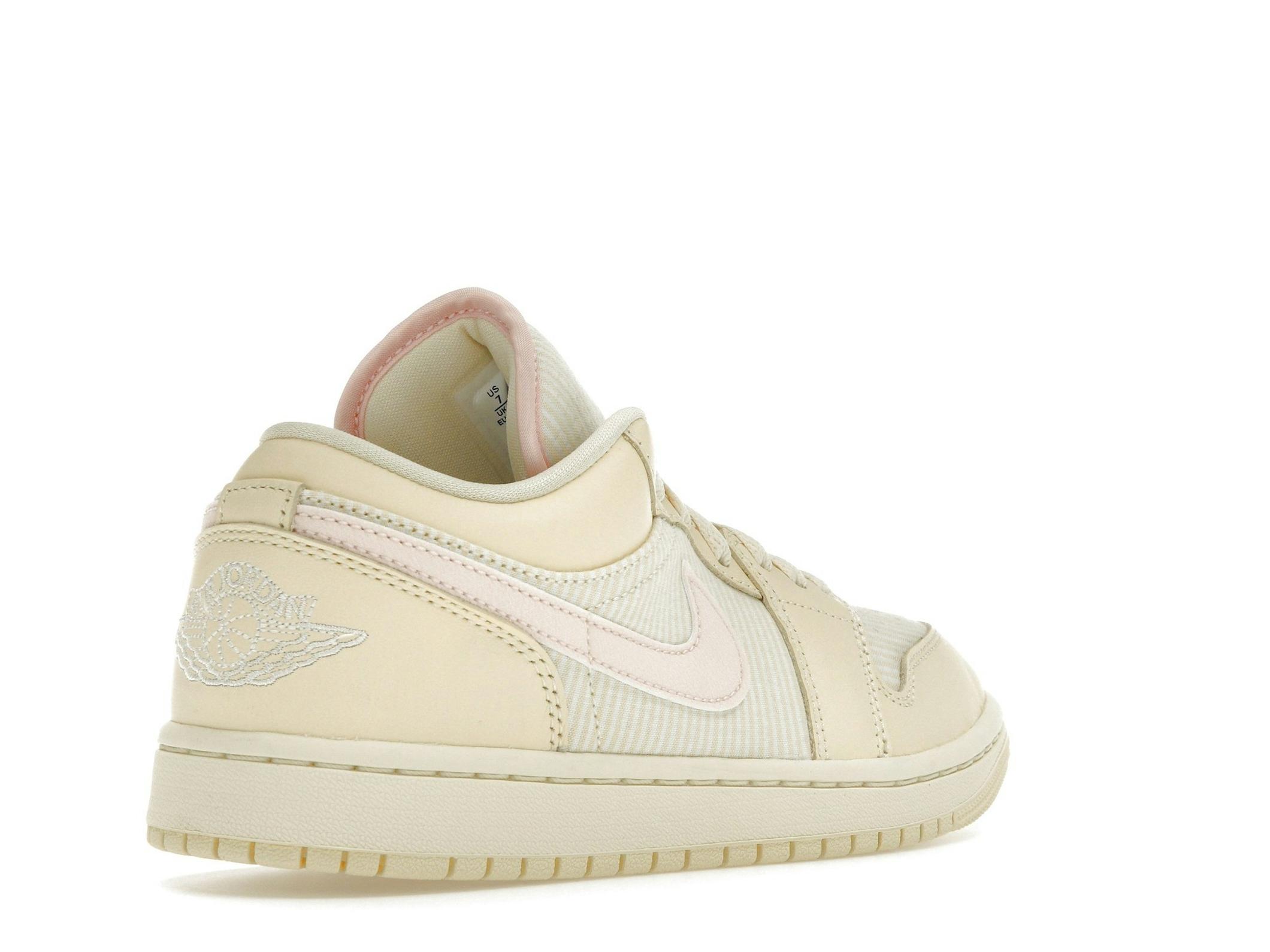 Jordan 1 Low SE Seersucker Women’s FQ1925-100 Sneakers - Image 8