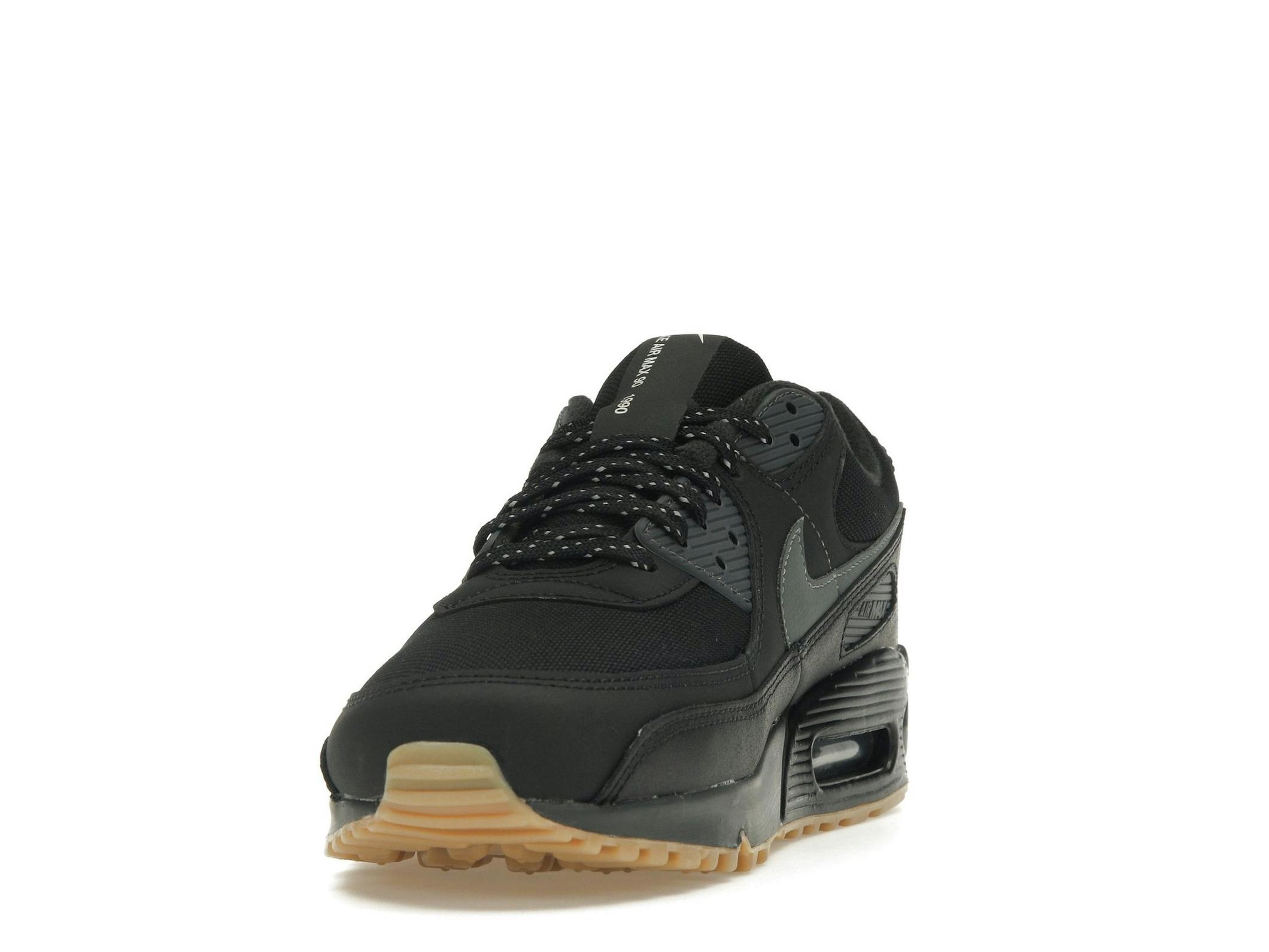 Air Max 90 Black Smoke Grey Gum Reflective FV0387-001 - Image 4