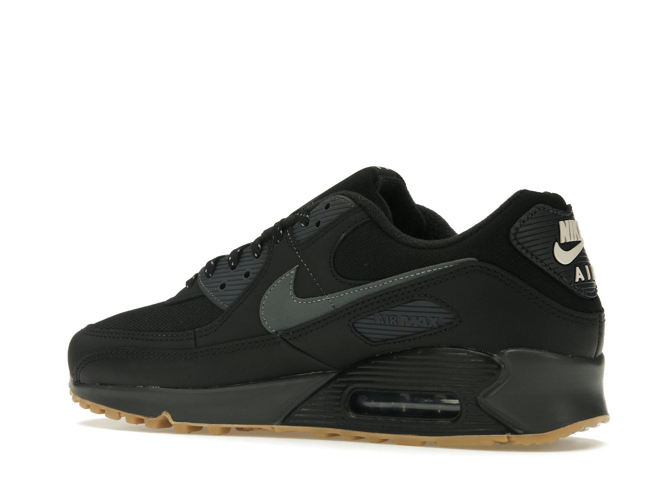 Air Max 90 Black Smoke Grey Gum Reflective FV0387-001 - Image 6