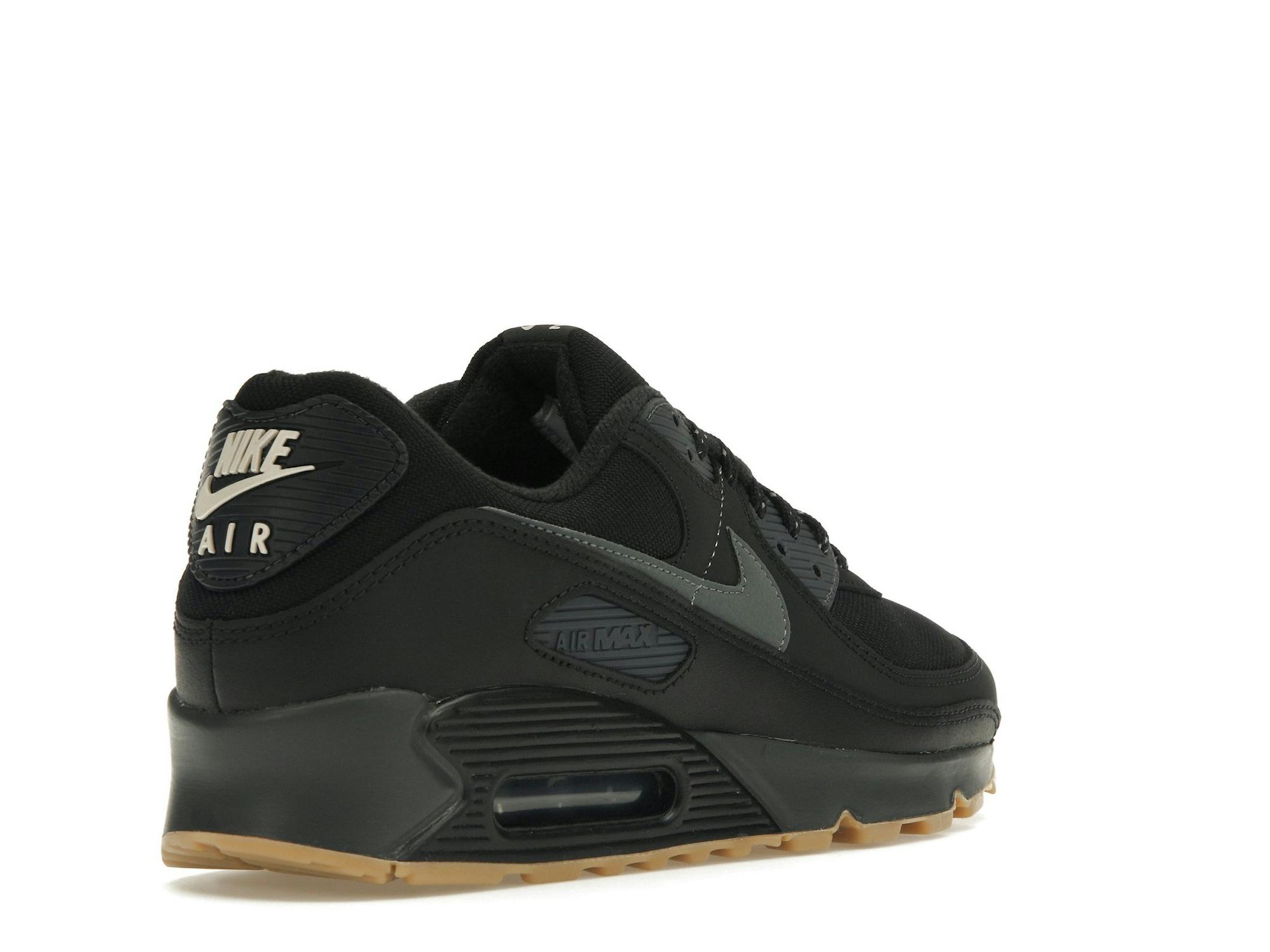 Air Max 90 Black Smoke Grey Gum Reflective FV0387-001 - Image 8