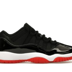 Jordan 11 Retro Low Bred GS (2025) Black Red White