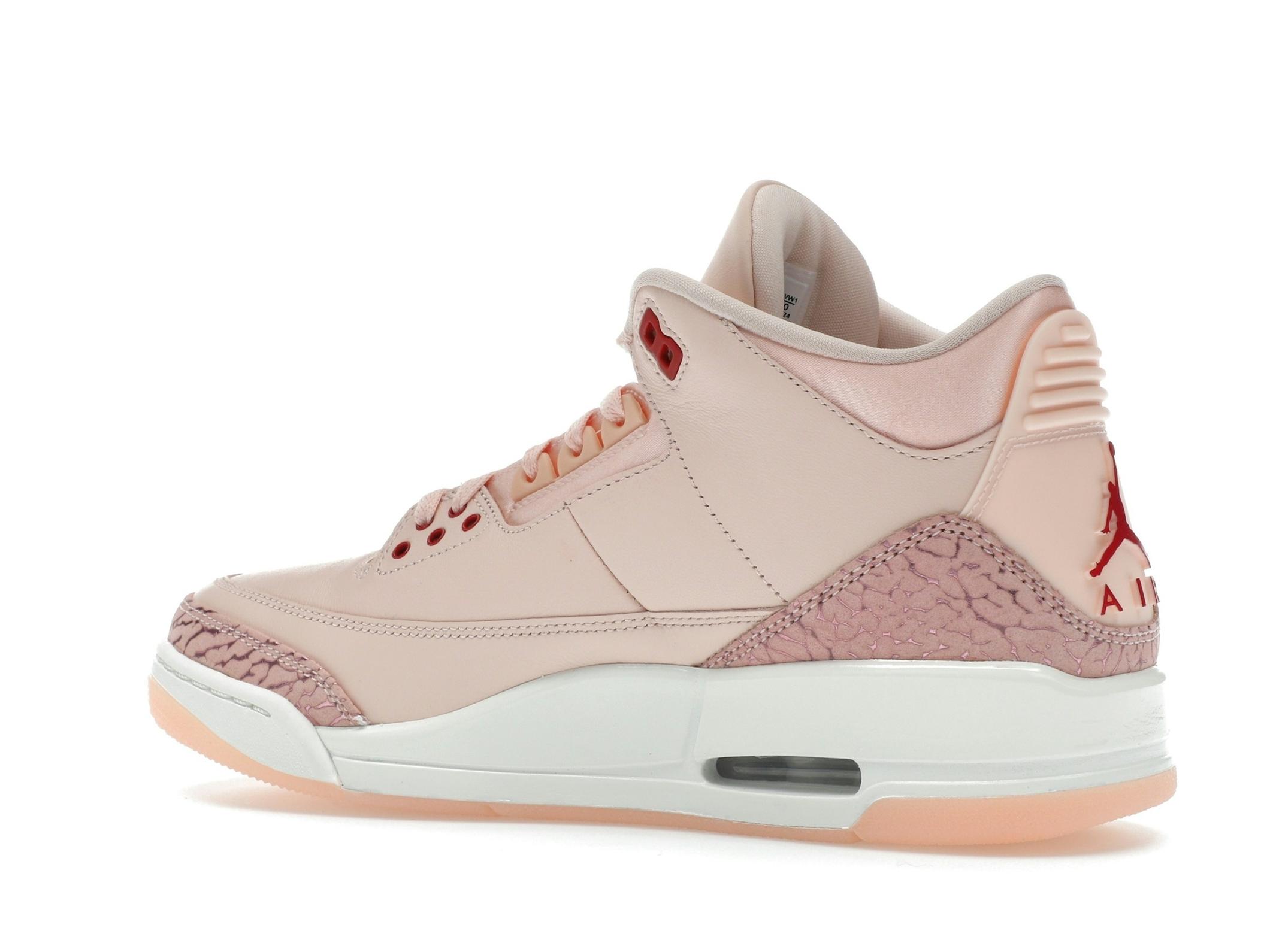Jordan 3 Retro Valentine’s Day Women’s (2025) Washed Coral Sneakers - Image 6