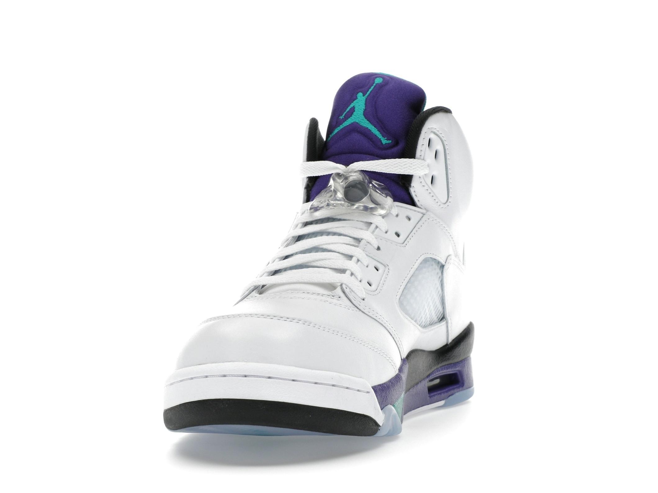 Jordan 5 Retro Grape 2025 White Grape Ice New Emerald HQ7978-100 - Image 4