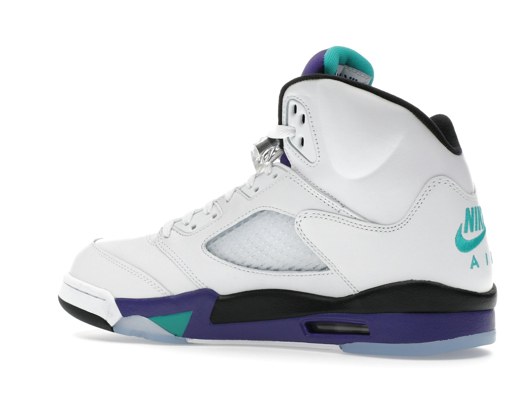 Jordan 5 Retro Grape 2025 White Grape Ice New Emerald HQ7978-100 - Image 6